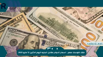 حقك فلوسك مهم.. أسعار الدولار مقابل الجنيه اليوم الإثنين 12 مايو 2025